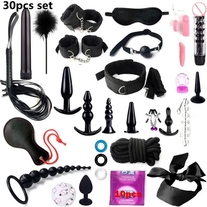 Exploration Sensuelle - Kit d'Accessoires Érotiques pour Adultes